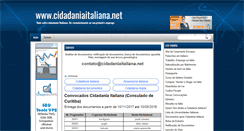 Desktop Screenshot of cidadaniaitaliana.net