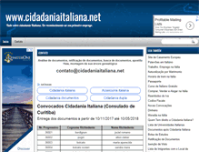 Tablet Screenshot of cidadaniaitaliana.net